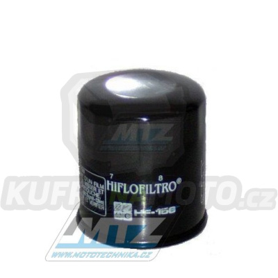 Filtr olejový HF156 - KTM 400EGS+620EGS + 400 Duke+620 Duke+640 Duke + 625SXC+625SMC + 625 Supermoto + 640LC4 + 640 LC4 Adventure + 660 Rally Factory Replica