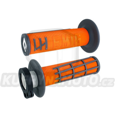 Rukojeti ODI V2 LOCK ON EMIG 2 (2takt+4takt včetně 5 nástavců) - oranžové