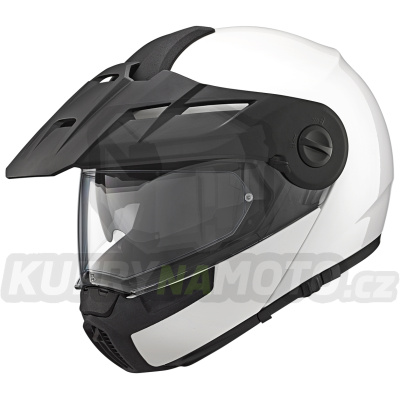 Enduro vyklápěcí přilba SCHUBERTH E1 Glossy White