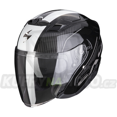 Moto přilba SCORPION EXO-230 CONDOR metalická černo/bílá
