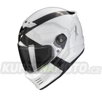 Moto přilba SCORPION COVERT FX GALLUS bílo/černá