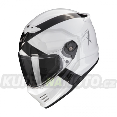 Moto přilba SCORPION COVERT FX GALLUS bílo/černá