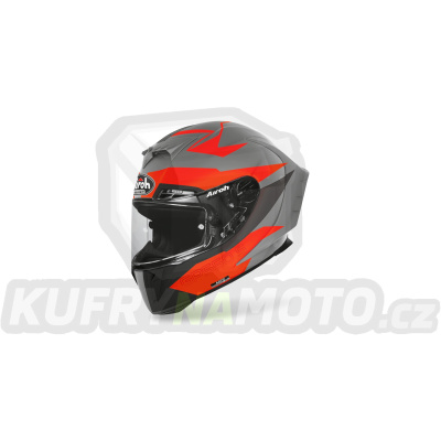 přilba GP 550 S VECTOR, AIROH (černá/oranžová/stříbrná-matná) 2021
