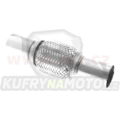 pružný člen výfuku PREMIUM, vnitř. průměr 43 mm / délka pr. členu 100 mm / celková délka 220 mm