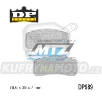 Destičky brzdové DP989 - DP BRAKES směs Premium Sinter OEM