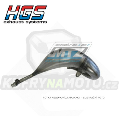 Koleno výfuku HGS - Honda CR125 / 02-04