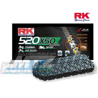 Řetěz RK 520 XSO-Z1 (120čl) - těsněný/ x kroužkový (černý)