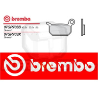 Brzdové destičky Brembo LEM R2, R3, R3 XC 50 r.v. Od 03 -  SD směs Zadní
