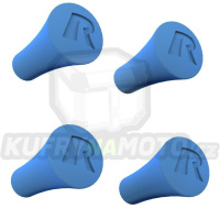 náhradní gumové koncovky pro držáky X-Ggrip, 4ks,(modré) RAM Mounts