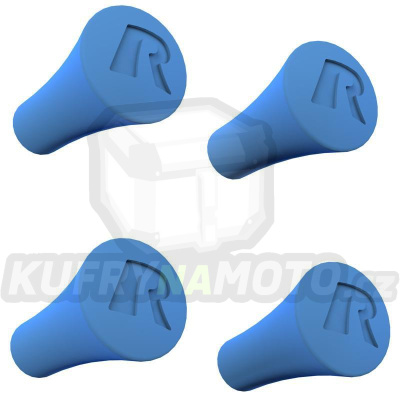 náhradní gumové koncovky pro držáky X-Ggrip, 4ks,(modré) RAM Mounts