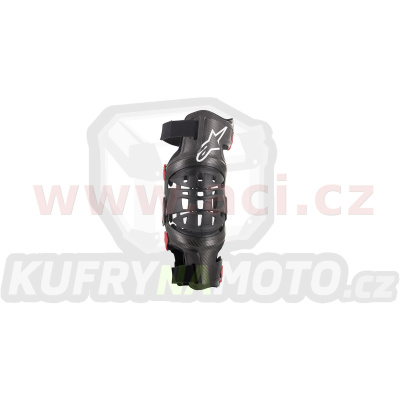 kolenní ortézy BIONIC-10 CARBON, ALPINESTARS (černá/červená, pravé koleno) 2024