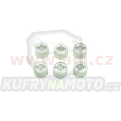 válečky variátoru (průměr 15 x 12 mm), váha 2,1 g, Athena (sada 6 ks)