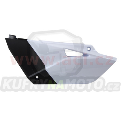 boční číslové tabulky Yamaha, RTECH (bílé, pár)