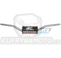 Řidítka Renthal 67201 Fatbar (1 1/8” = 28,6mm) - stříbrné/titanové