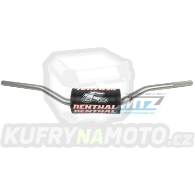 Řidítka Renthal 67201 Fatbar (1 1/8” = 28,6mm) - stříbrné/titanové