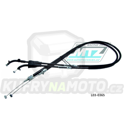 Lanko plynu Kawasaki KXF250 / 06-10 + KXF450 / 06-08 + KLX450R / 08-15