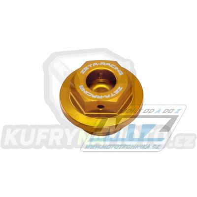 Zátka nalévací oleje M20x2,5 - ZETA ZS89-2104 - Honda CBR250, CBR400, CBR600RR, CBR1000RR + Kawasaki ER6N, ER6F, Versys650, Ninja 400 - zlatá