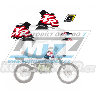 Polepy na motocykl (sada polepů Original) Honda XR250+XR350 / 88-95 - typ polepů Original Graphic