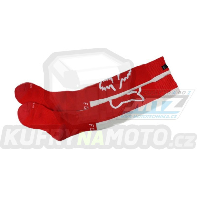 Podkolenky  FOX COOLMAX THICK SOCK - červené - velikost L