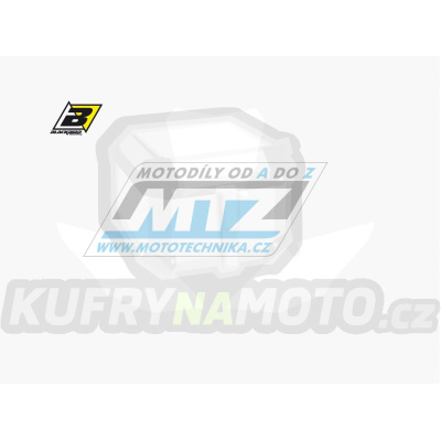 Polepy číslových tabulek (vystřižené) - Honda CRF250 / 18-21 + CRF450 / 17-20 - barva bílá