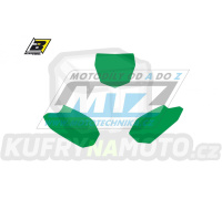Polepy číslových tabulek (vystřižené) - Yamaha YZF450 / 10-13 - barva zelená