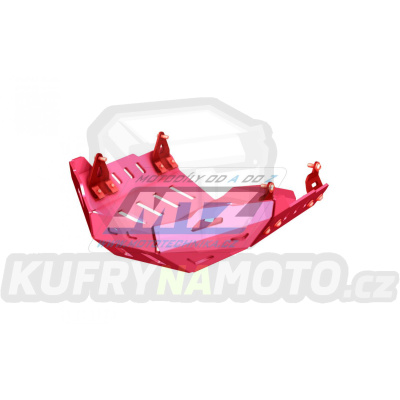 Kryt pod motor hliníkový Dual Sport -  Triumph Tiger 1200XCa / 18-19 - barva červená