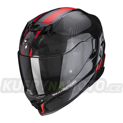Moto přilba SCORPION EXO-520 EVO AIR LATEN černo/červená