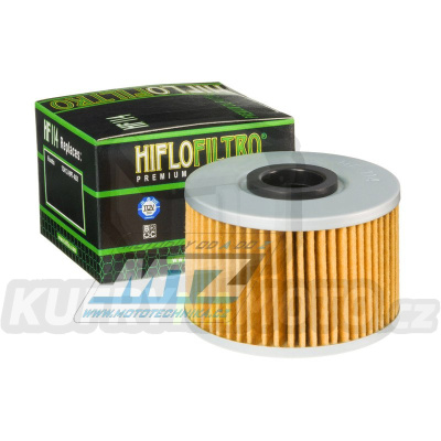 Filtr olejový HF114 (HifloFiltro) - Honda TRX420FA + TRX420FPA + TRX500FA + SXS1000 Pioneer + Talon 1000 + Talon X4 1000