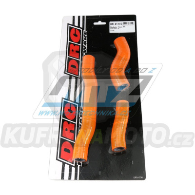 Hadice chladiče DRC RADIATOR HOSE KIT - DRC D47-01-910 - KTM 250SX / 19-22 - oranžové (sada 3ks)