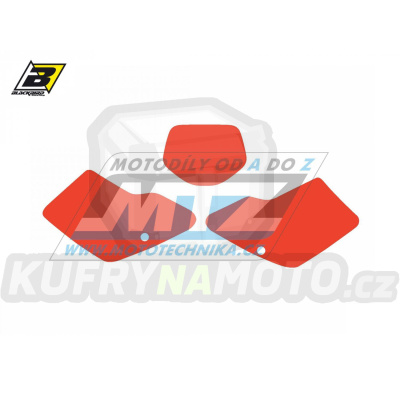 Polepy číslových tabulek (vystřižené) - GasGas EC125+EC250+EC300 / 00 - barva červená
