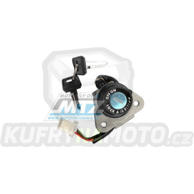 Spínací skříňka (6pólový konektor) Kawasaki KMX125 / 91-03 + KLR250 / 87-05 + KLR600 / 85-88 + KL650+KLR650 / 87-07