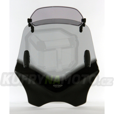 Plexi plexisklo MRA BMW R 1200 R 2011 - 2014 typ V - Flow X - Creen Sport C kouřové