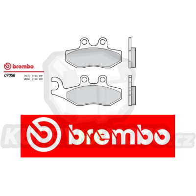 Brzdové destičky Brembo PIAGGIO X8 i.e. (right caliper) 400 r.v. Od 06 -  směs Originál Přední