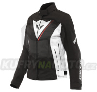 Dámská textilní moto bunda DAINESE VELOCE LADY D-DRY černo/bílá/lava červená