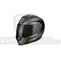 Moto přilba SCORPION EXO-3000 AIR STROLL černo/stříbrno/neonově žlutá