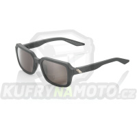 sluneční brýle RIDELEY Soft Tact Cool Grey, 100% (HIPER stříbrné sklo)