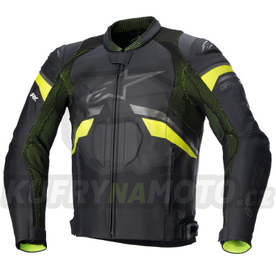 bunda GP PLUS R RIDEKNIT, TECH-AIR 5 kompatibilní, ALPINESTARS (černá/žlutá fluo) 2023