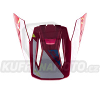 kšilt pro přilby S-M5 ACTION, ALPINESTARS (červená/žlutá fluo/bílá/modrá)