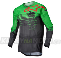 dres TECHSTAR PHANTOM, ALPINESTARS (černá antracit/zelená neon)