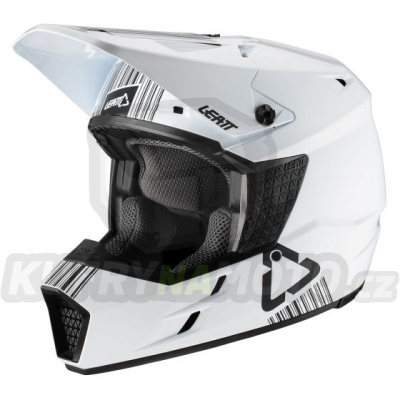 LEATT přilba CROSS HELMET GPX 3.5 V20.1 WHITE barva bílá velikost XS