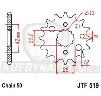 Řetězové kolečko JT JTF 519-17 17 zubů