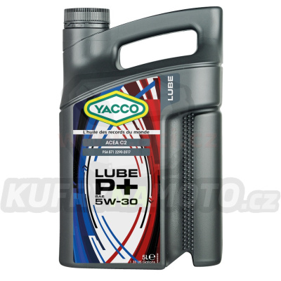 Motorový olej YACCO LUBE P+ 5W30, 5 L