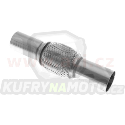 pružný člen výfuku PREMIUM, vnitř. průměr 53 mm / délka pr. členu 100 mm / celková délka 240 mm