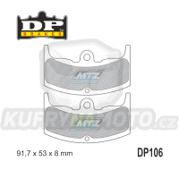 Destičky brzdové DP106 DP Brakes - směs Premium OEM Sinter