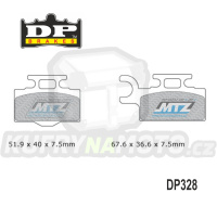 Destičky brzdové DP328 - DP BRAKES směs Premium Sinter OEM