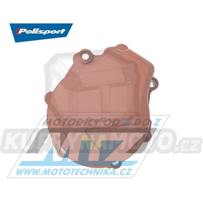 Kryt víka zapalování KTM 450EXCF+500EXCF / 17-23 + Husqvarna FE450+FE501 / 17-23 - barva tmavě oranžová