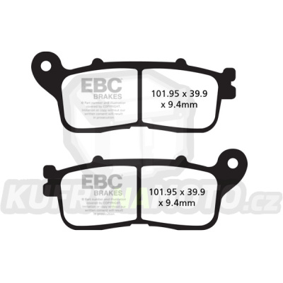 Brzdové destičky EBC FA636HH