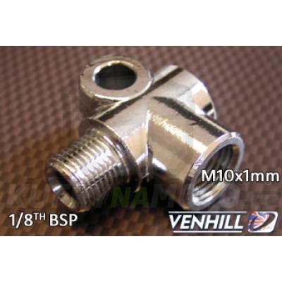L-Connector Venhill POWERHOSEPLUS 776/2 female M 10X1 90 DEG - 1/8th BSP