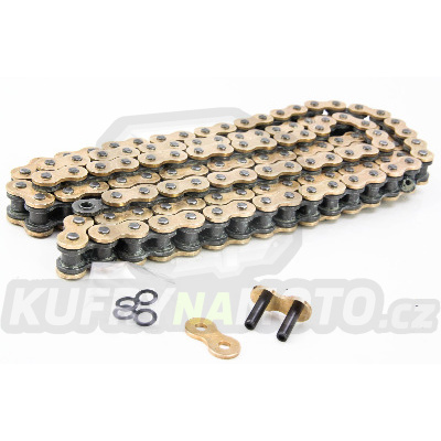 Řetěz DID Motokrosový řetěz 520ERT2 120 L Zlatá/Zlatá