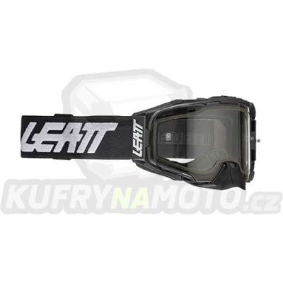 LEATT BRÝLE VELOCITY 6.5 ENDURO GOGGLE GRAFÉN CLEAR 83% BARVA ČERNÁ-8021700240-akce